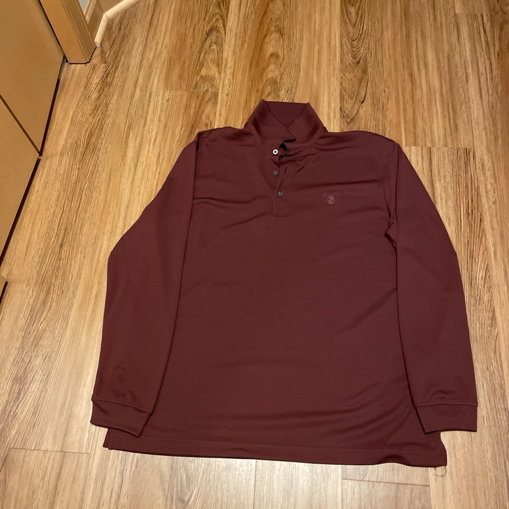 Izod Golf Shirt in Deep Burgundy